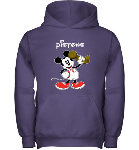 Mickey Detroit Pistons Youth Hoodie