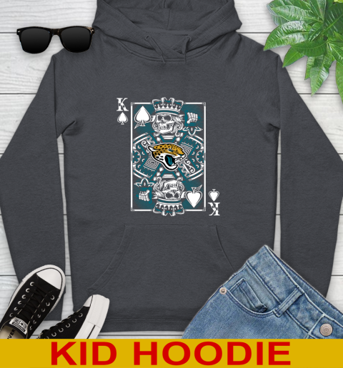 Jacksonville Jaguars NFL Football The King Of Spades Death Cards Shirt Youth Hoodie 9