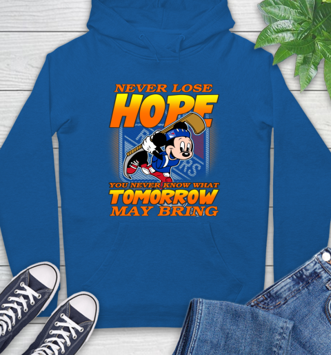 New York Rangers NHL Hockey ootball Mickey Disney Never Lose Hope Hoodie 9