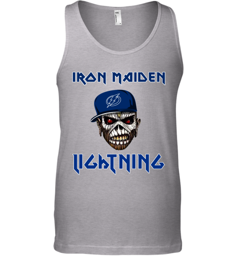 NHL Tampa Bay Lightning Iron Maiden Rock Band Music Hockey Sports rzk3zxWtJnW unisex tank 17 95 151514 front sport grey