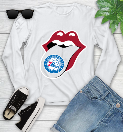 Philadelphia 76ers NBA Basketball Lips I Root For My Team Adoring Fan 125