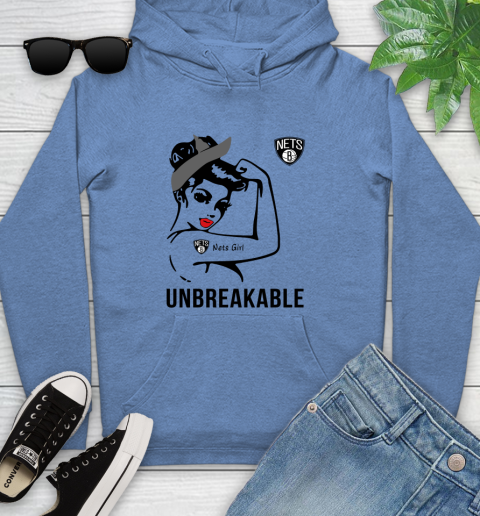 NBA Brooklyn Nets Girl Unbreakable Basketball Sports Youth Hoodie 8