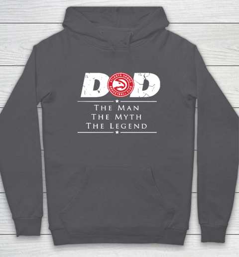 Atlanta Hawks NBA Basketball Dad The Man The Myth The Legend Hoodie 4
