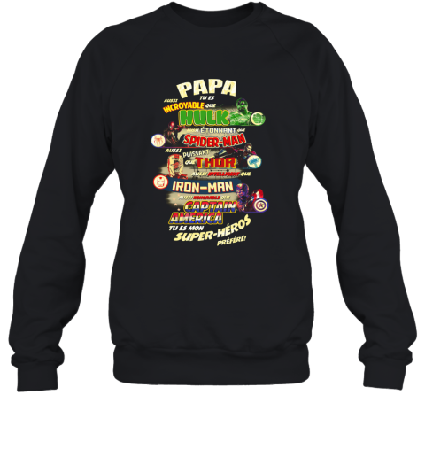 t shirt papa avengers