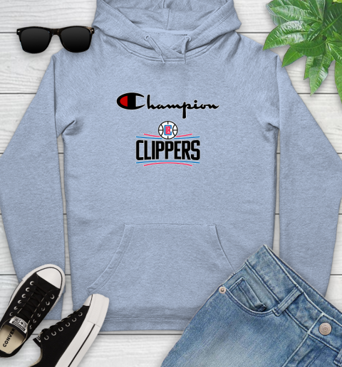 NBA Basketball LA Clippers Champion Shirt Youth Hoodie 7
