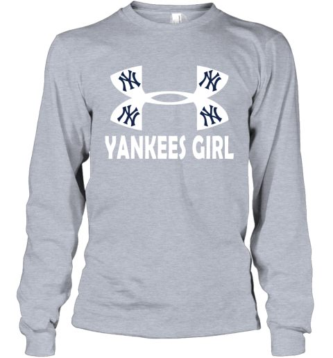 MLB New York Yankees Girl Under Armour Baseball Sports Youth T-Shirt