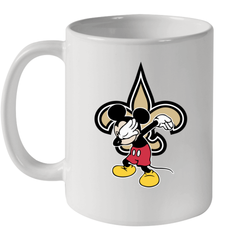 New Orleans Saints NFL Football Dabbing Mickey Disney Sports Ceramic Mug 11oz