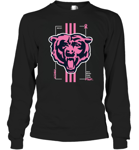 Real Bears Fans Wear Pink Long Sleeve T-Shirt