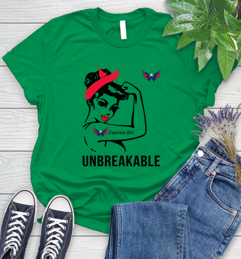 NHL Washington Capitals Girl Unbreakable Hockey Sports Women's T-Shirt 4