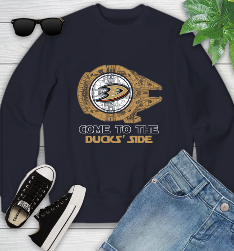 NHL Come To The Anaheim Ducks Wars Hockey Sports Youth Sweatshirt 2