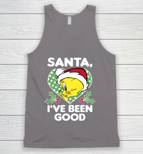 Looney Tunes Christmas Tweety Bird Santa I ve Been Good Tank Top 6