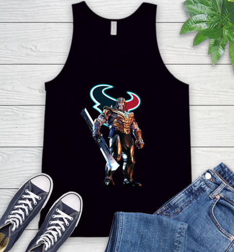NFL Thanos Gauntlet Avengers Endgame Football Houston Texans Tank Top 2