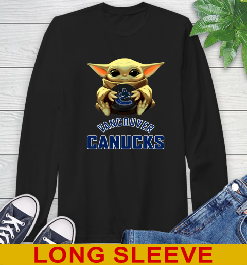 NHL Hockey Vancouver Canucks Star Wars Baby Yoda Shirt 59