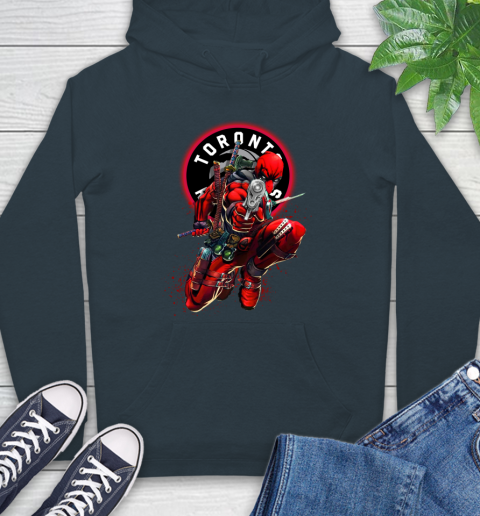 NBA Deadpool Marvel Comics Sports Basketball Toronto Raptors Hoodie 7