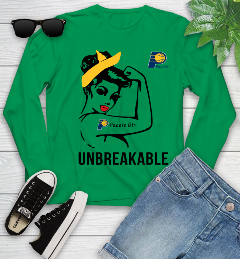 NBA Indiana Pacers Girl Unbreakable Basketball Sports Youth Long Sleeve 4