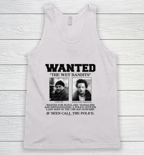 Home Alone Wanted The Wet Bandits Tank Top
