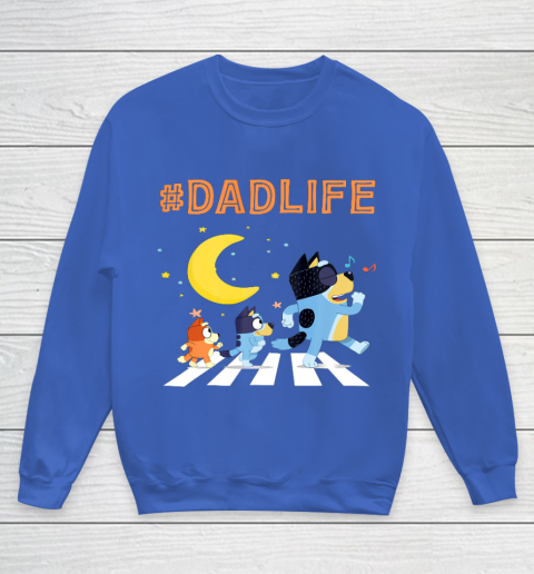 Bluey Dad Family Lover In My Life Youth Sweatshirt 6