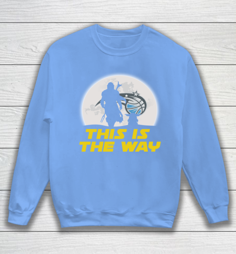 Orlando Magic NBA Basketball Star Wars Yoda And Mandalorian This Is The Way Sweatshirt 8