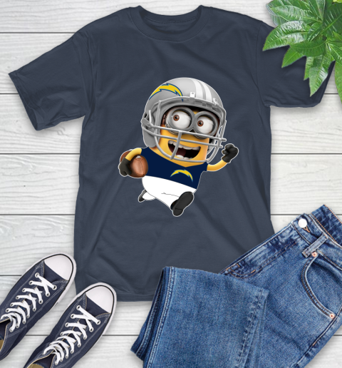 NFL San Diego Chargers Minions Disney Football Sports T-Shirt 4
