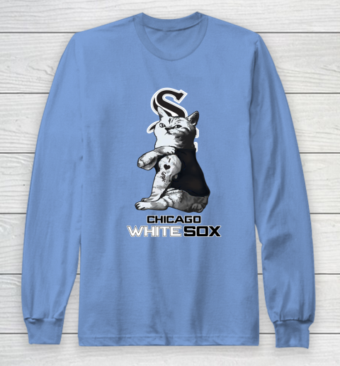 MLB Baseball My Cat Loves Chicago White Sox Long Sleeve T-Shirt 8