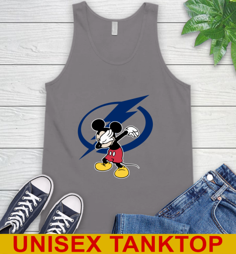 Tampa Bay Lightning NHL Hockey Dabbing Mickey Disney Sports Tank Top 7