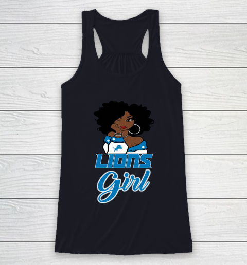 Detroit Lions Girl NFL Racerback Tank 8
