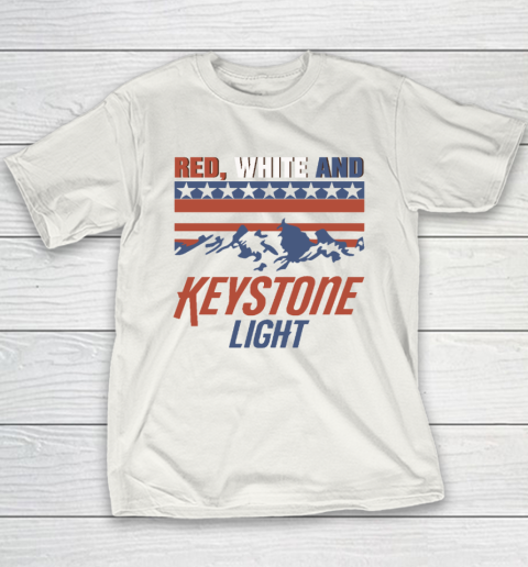 Red White And Keystone Light 4th Of July Youth T-Shirt