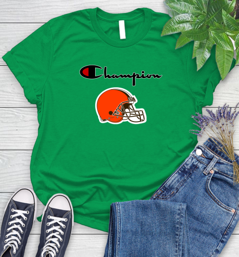 NFL Football Cleveland Browns Champion Shirt Women's T-Shirt - Image 5