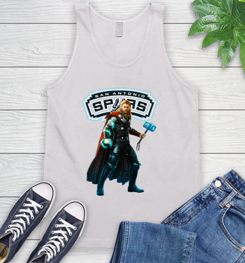NBA Thor Avengers Endgame Basketball San Antonio Spurs Tank Top