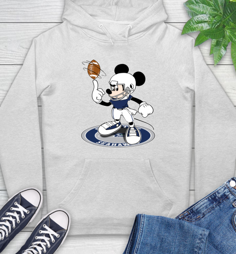 NFL Football Seattle Seahawks Cheerful Mickey Disney Shirt Hoodie 2
