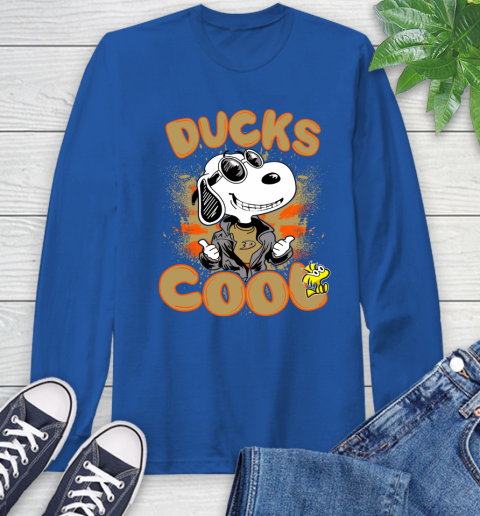 NHL Hockey Anaheim Ducks Cool Snoopy Shirt Long Sleeve T-Shirt 11