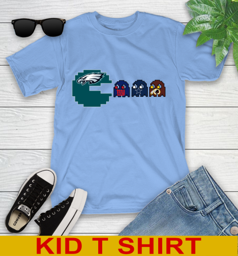 Philadelphia Eagles NFL Football Pac Man Champion Youth T-Shirt 11