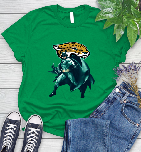 NFL Batman Football Sports Jacksonville Jaguars Women's T-Shirt 6
