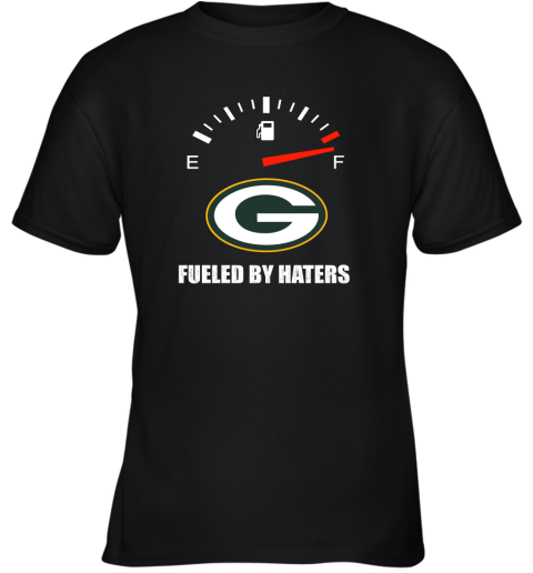 Fueled By Haters Maximum Fuel Green Bay Packers Youth T-Shirt