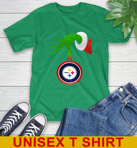 Pittsburgh Steelers Grinch Merry Christmas NFL Football T-Shirt 7