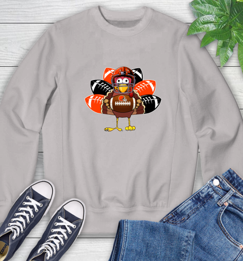 Cleveland Browns Turkey Thanksgiving Day Sweatshirt 12