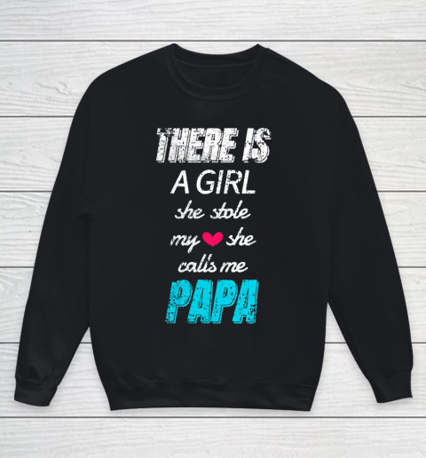 Father's Day Funny Gift Ideas Apparel  I Love my Daughter Dad Father T Shirt Youth Sweatshirt