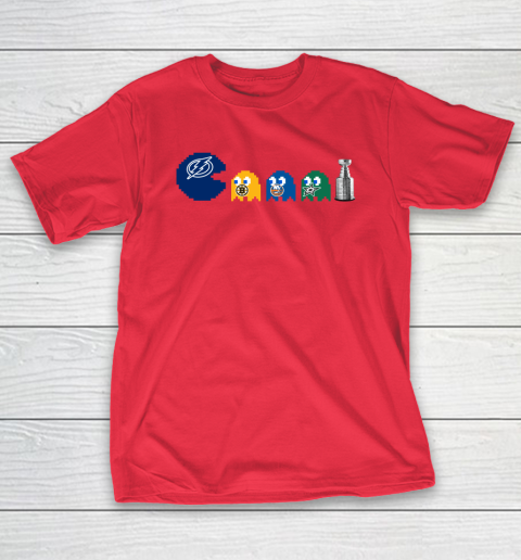 Tampa Bay Lightning x Pacman Create History For Stanley Cup T-Shirt 10