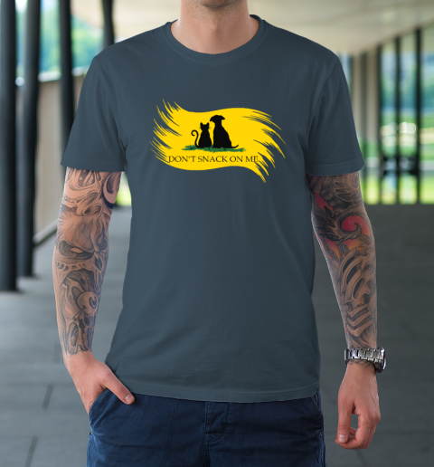 Don't Snack on Me Funny Cats Dogs, Pet T-Shirt 4