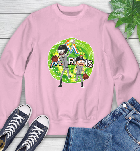 MLB Miami Marlins Rick And Morty Baseball Sports Sweatshirt 9