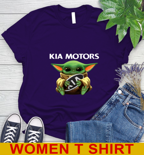Star Wars Baby Yoda Hugs Kia Motors Car Shirt 88