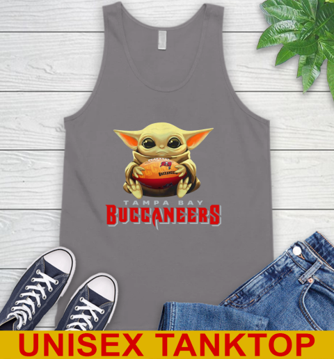NFL Football Tampa Bay Buccaneers Baby Yoda Star Wars Shirt Tank Top 7