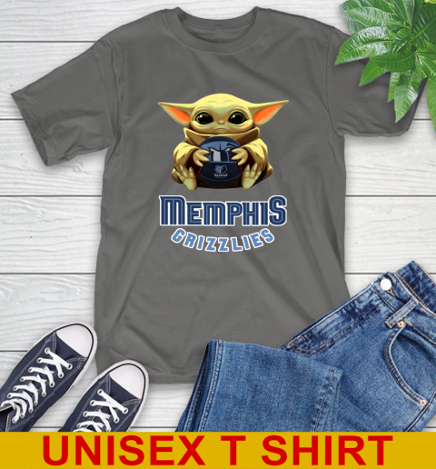 NBA Basketball Memphis Grizzlies Star Wars Baby Yoda Shirt 8