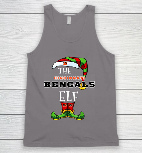 Cincinnati Bengals Christmas ELF Funny NFL Tank Top 6