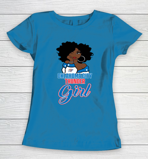 Oklahoma City Thunder Girl NBA Women's T-Shirt 8