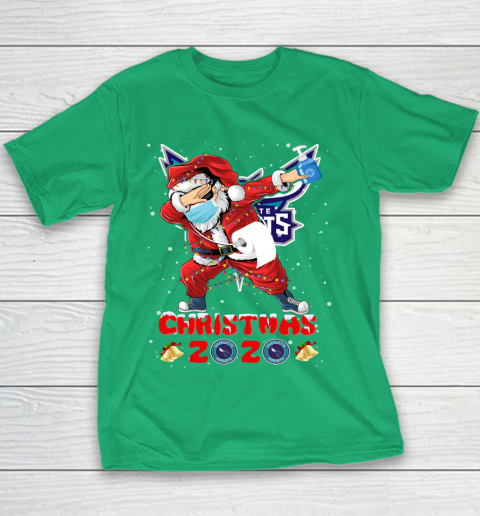 Charlotte Hornets Funny Santa Claus Dabbing Christmas 2020 NBA Youth T-Shirt 3