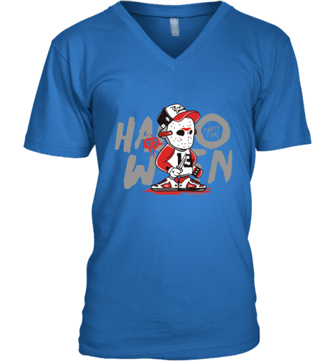 xerq jason voorhees kill im all party time halloween shirt v neck unisex 8 front royal