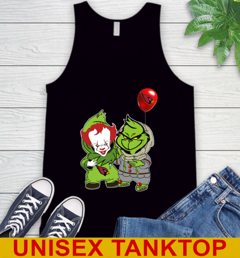 Arizona Cardinals Baby Pennywise Grinch Christmas NFL Football Tank Top 2