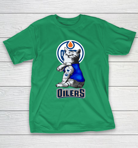 NHL My Cat Loves Edmonton Oilers Hockey T-Shirt 5