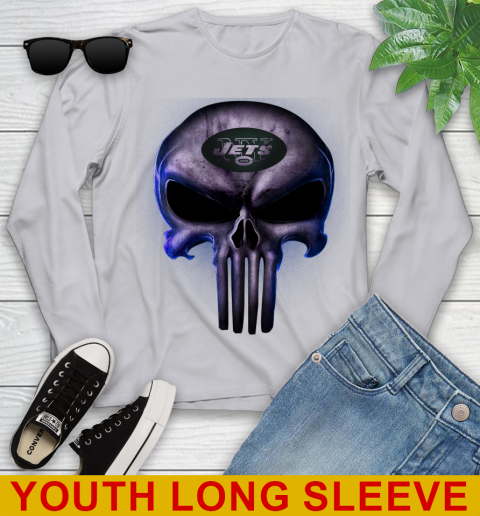 Cleveland Browns NFL Football Punisher Skull Sports Youth Long Sleeve 5